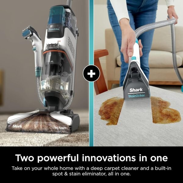 Upright Carpet, Area Rug & Upholstery Cleaner with StainStriker, Built-in Spot & Stain Cleaner, Perfect for Pets, Deep Cleaning & Tough Stain Removal, Carpet Shampooer, Cyan – Bild 2