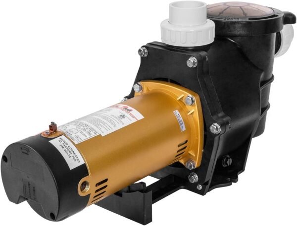 XtremepowerUS 2HP In-Ground Swimming Pool Pump Variable Speed 2" Inlet 230V High Flo w/ Slip-On Fitting – Bild 4