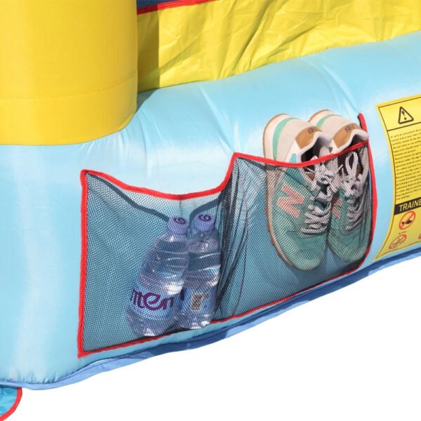 Track 7 Inflatable Bounce House,Inflatable Jumping Castle with a Basketball Hoop,Slide,Three Balls – Bild 5