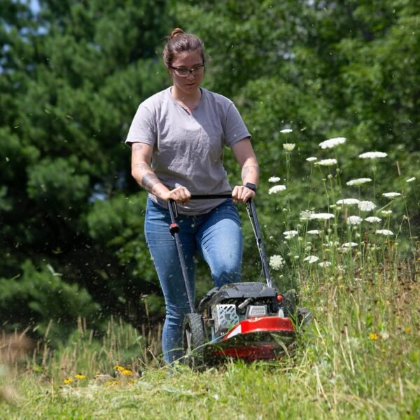 Walk Behind String Mower With 160cc Viper 4-Cycle Engine, 22” Cutting Diameter, 14” Never-Go-Flat Wheels, Easy Assembly, Adjustable Handlebar, Model # 40314 – Bild 11