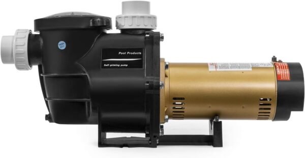 XtremepowerUS 2HP In-Ground Swimming Pool Pump Variable Speed 2" Inlet 230V High Flo w/ Slip-On Fitting – Bild 3