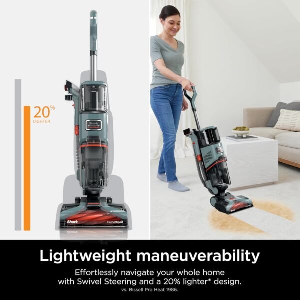 Upright Carpet, Area Rug & Upholstery Cleaner with StainStriker, Built-in Spot & Stain Cleaner, Perfect for Pets, Deep Cleaning & Tough Stain Removal, Carpet Shampooer, Cyan – Bild 23
