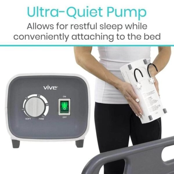 Vive Alternating Pressure Pad, Includes Mattress Pad and Electric Pump System for Bed Sore Prevention – Bild 4