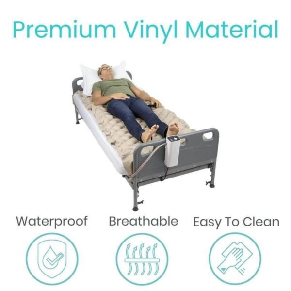 Vive Alternating Pressure Pad, Includes Mattress Pad and Electric Pump System for Bed Sore Prevention – Bild 7