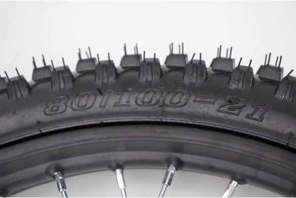 X-PRO 21" Front Wheel Rim Tire 80/100-21 with 15mm Bearing Assembly for Dirt Bikes(DO NOT FIT HAWK250) – Bild 4