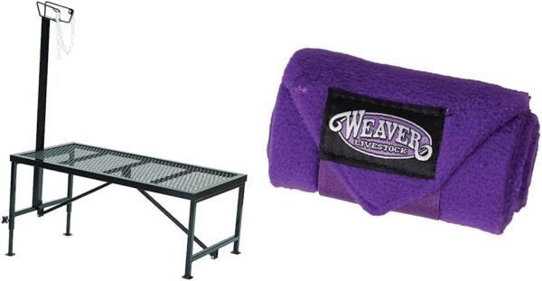 Weaver Leather Livestock Steel Trim Stand - Adjustable and Durable Trimming Stand for Sheep, Goats, and Other Livestock - Wire Headpiece Holds Animals in Place During Grooming, Black, 1 Ct (Pack of 1) – Bild 6