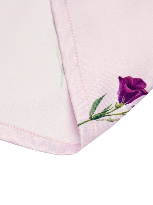 Purple 1940s Petunia Lapel Dress – Bild 7