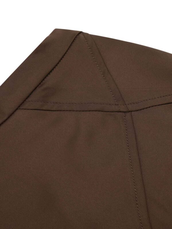 2PCS Lapel Puff Sleeve Solid Blouse & High Waist Skirt – Bild 11