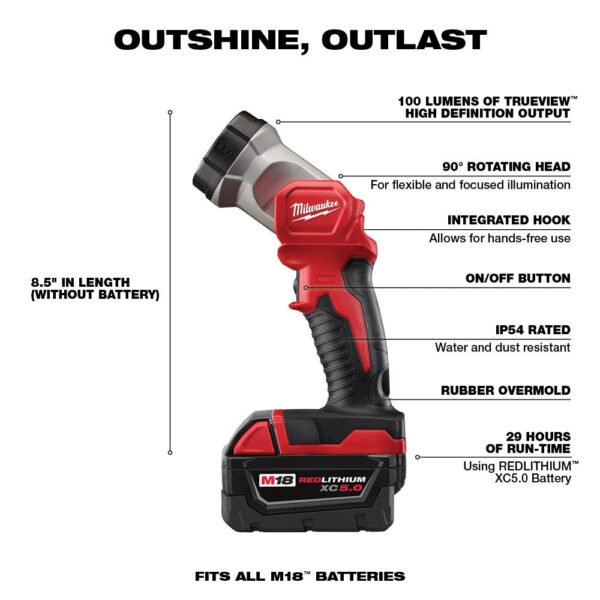 18V M18 FUEL Lithium-Ion Brushless Cordless 7-Tool Combo Kit 5.0 Ah – Bild 8