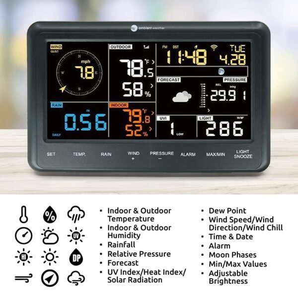WS-2000 Smart Weather Station with WiFi Remote Monitoring and Alerts – Bild 13