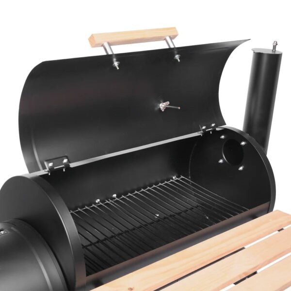 UBesGoo Charcoal Grill Portable BBQ Grill and Offset Smoker Steel BBQ Pit Outdoor for Camping, Black – Bild 8