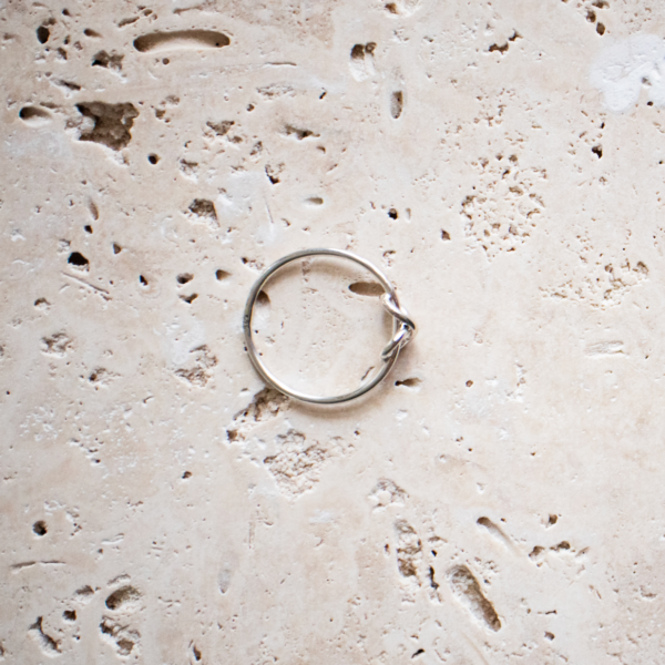 Zierlicher Knoten Ring Unendlichkeit aus 925 Sterling Silber / Brezel Schleife – Bild 6