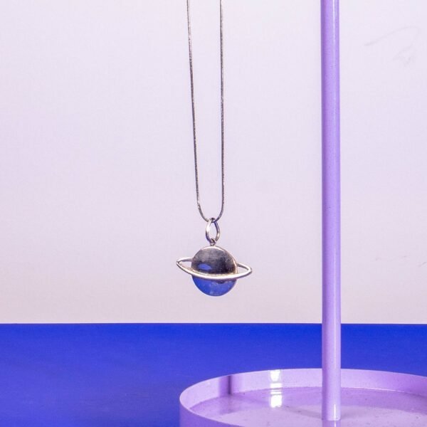 Planet Saturn Kette aus 925 Sterling Silber – Bild 5
