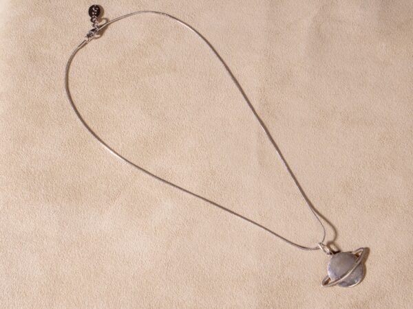 Planet Saturn Kette aus 925 Sterling Silber – Bild 4